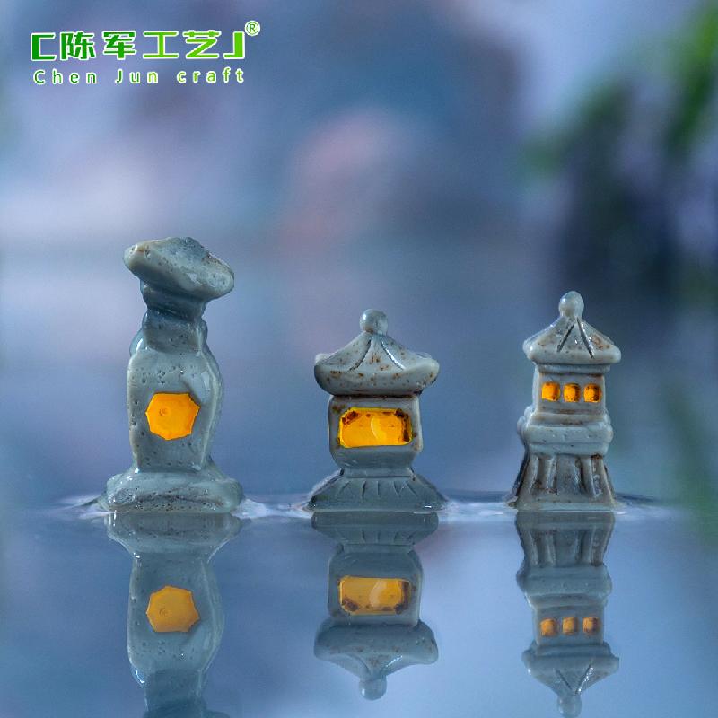 Phụ Kiện Tiểu Cảnh 微景观创意石头庭院造景DIY装饰品配件迷你小摆件