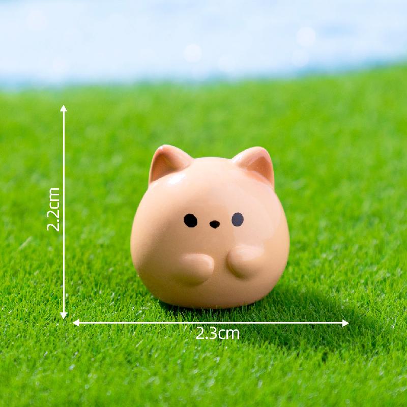 Tiểu cảnh panda tròn DIY, phụ kiện tiểu cảnh mini bàn thu nhỏ đáng yêu, cute (ZC-1039)