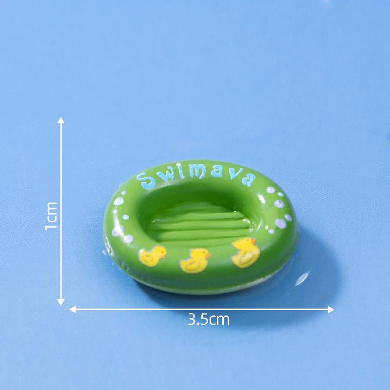 Tiểu cảnh vòng bơi, phao, sinh vật biển, bể cá mini DIY, phụ kiện bàn nhỏ xinh (ZC-119)