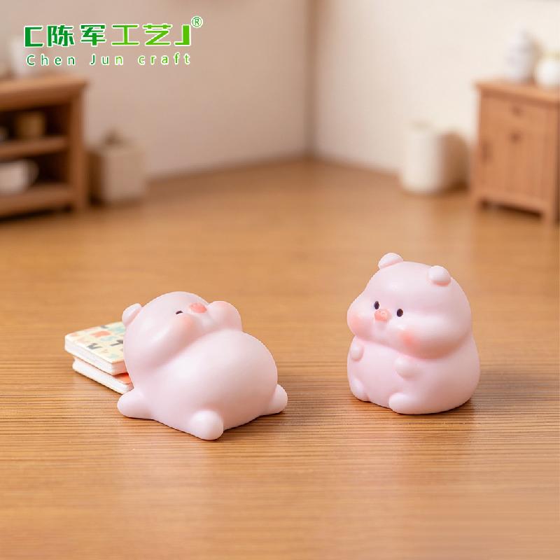 Phụ Kiện Tiểu Cảnh Heo tròn phát sáng mini (PK-1144)