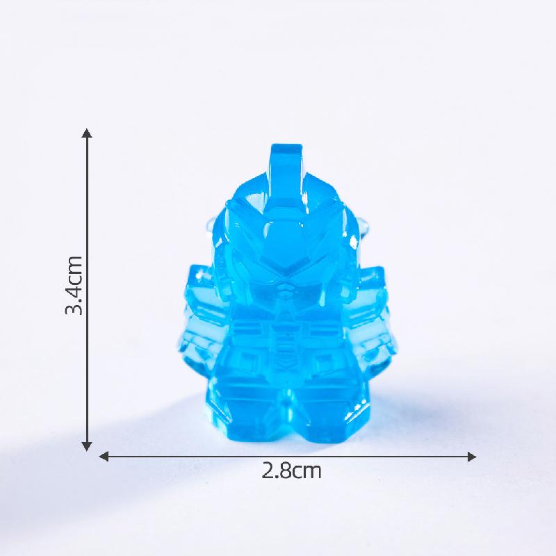 Tiểu cảnh robot Gundam phát sáng DIY, phụ kiện tiểu cảnh mini resin treo bàn craft đáng yêu cute (ZC-1478)