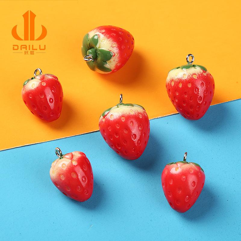 Charm hoa màu DIY trang trí dây chuyền (FF-381)