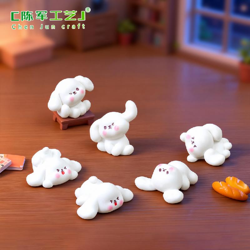 Phụ Kiện Tiểu Cảnh Tiểu cảnh chó nhỏ dễ thương, trang trí bàn làm việc mini (ZC-191)