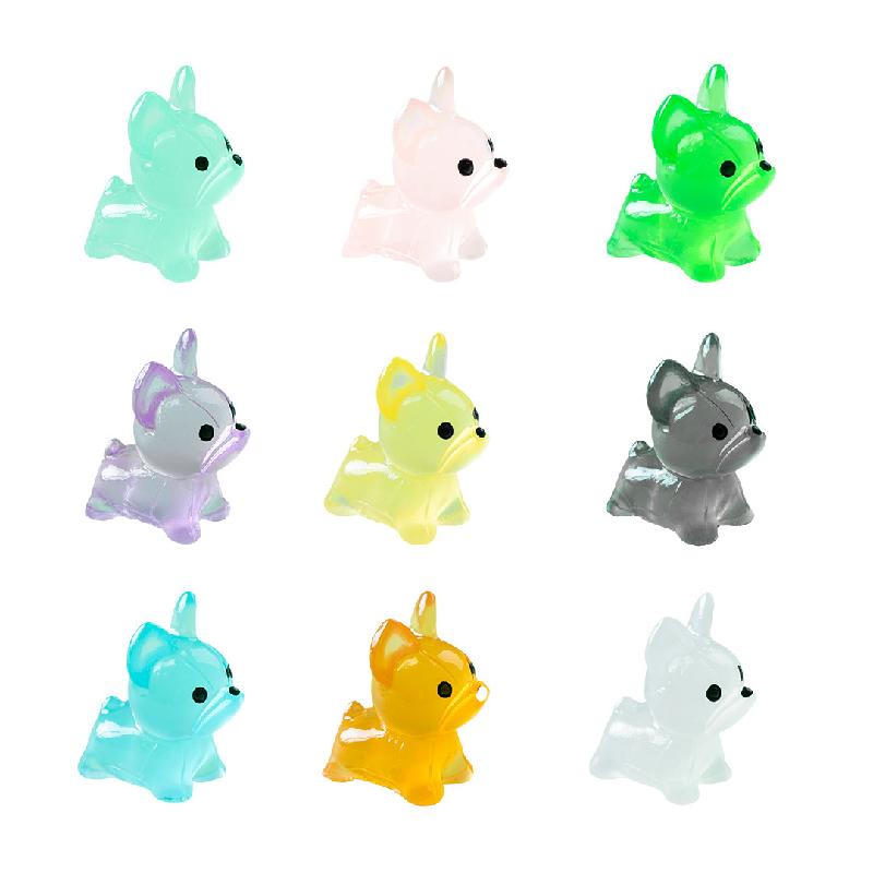 Tiểu cảnh cún phát sáng DIY, phụ kiện tiểu cảnh mini blind bag treo bàn cute (ZC-1136)