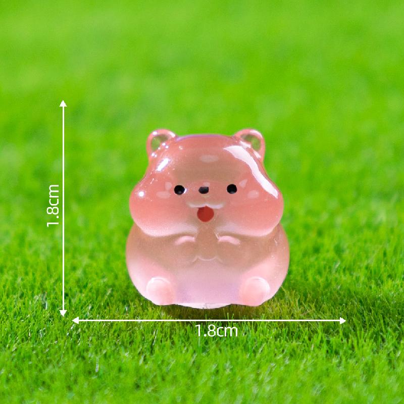 Tiểu cảnh chuột lang phát sáng DIY, phụ kiện tiểu cảnh mini bàn thu nhỏ đáng yêu (ZC-1016)