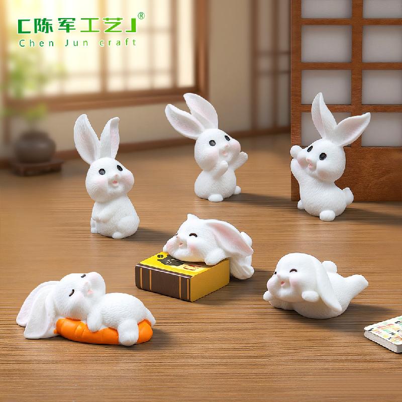 Phụ Kiện Tiểu Cảnh Thỏ Cà Rốt Mini Trang Trí Nhà Búp Bê (PK-177)
