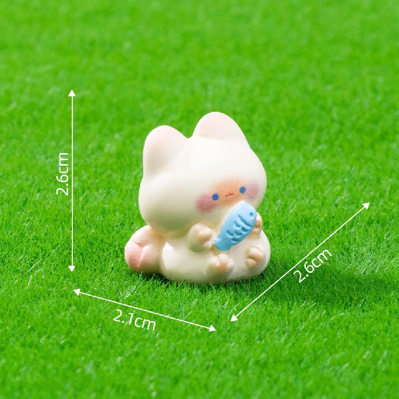Mèo Xiêm mũm mĩm mini trang trí nhà búp bê (PK-711)