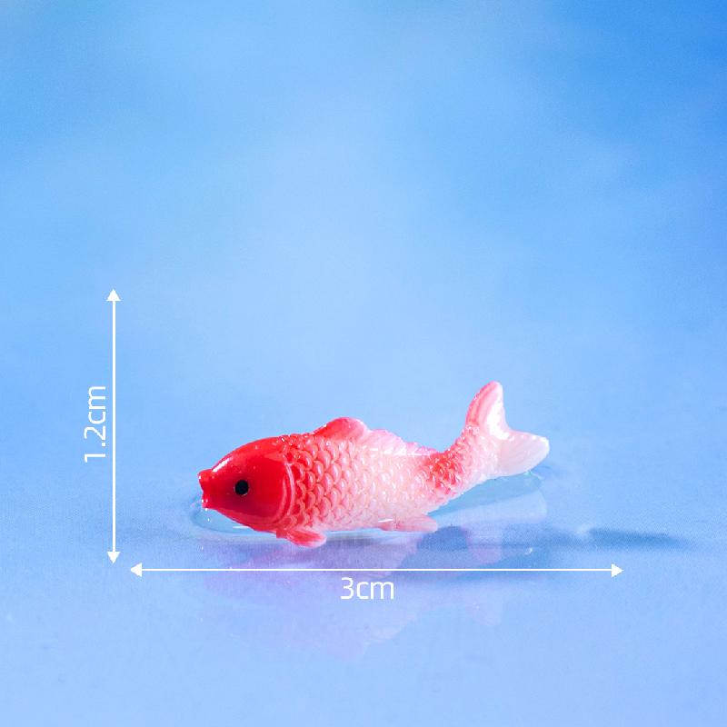 Cá Koi, bể cá mini, phụ kiện DIY, tiểu cảnh bàn sáng tạo thu nhỏ (ZC-104)