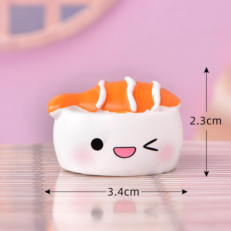 Tiểu cảnh cảm xúc: búp bê, bơ, sushi trang trí mini (ZC-929)