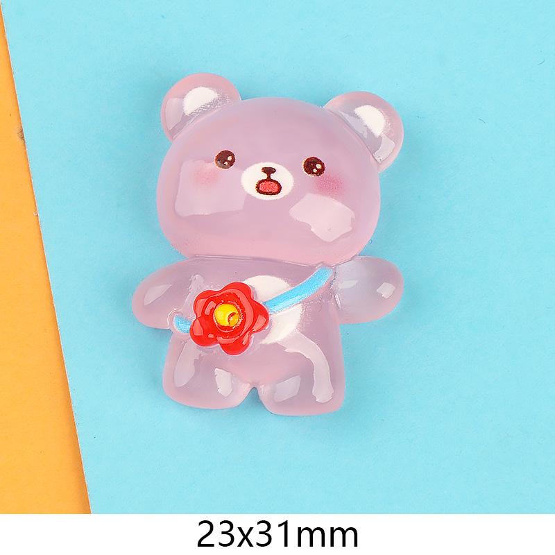Charm gấu phát sáng DIY trang trí điện thoại (FF-466)