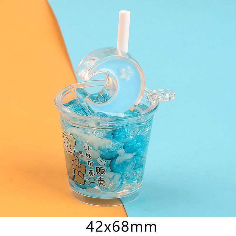 新款冰桶夜光月亮碎碎冰杯 diy钥匙扣挂件车载摆件小夜灯饰品配件