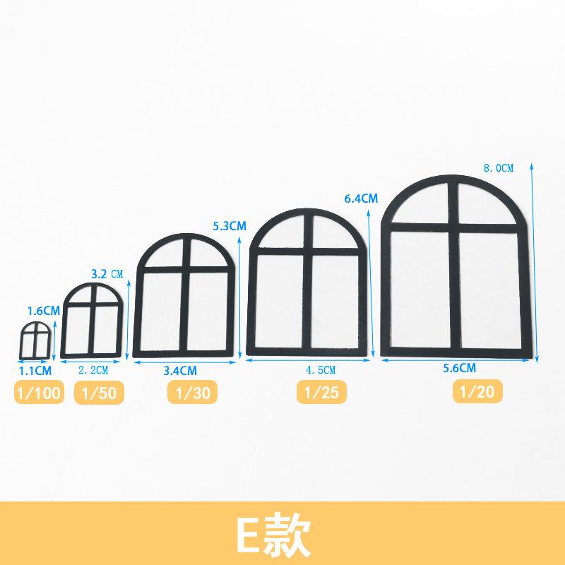 Cửa Sổ Cửa Ra Vào Mini Mô Hình Trong Suốt (MH-107)