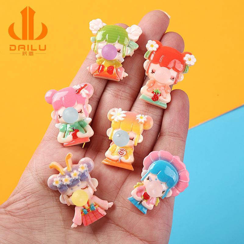 Charm thổi bong bóng DIY trang trí vỏ điện thoại (FF-487)