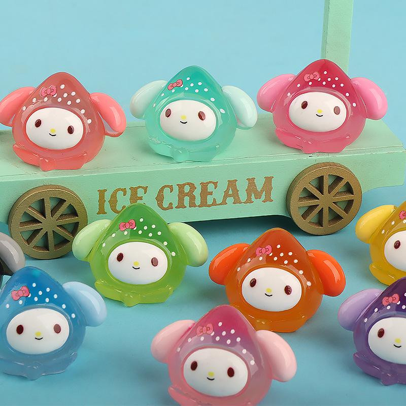 Charm trái cây phát sáng DIY trang trí tóc (FF-411)
