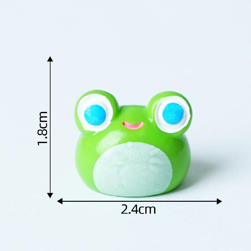 Tiểu cảnh ếch mắt to DIY, phụ kiện tiểu cảnh mini fish tank resin treo bàn garden đáng yêu cute (ZC-1481)