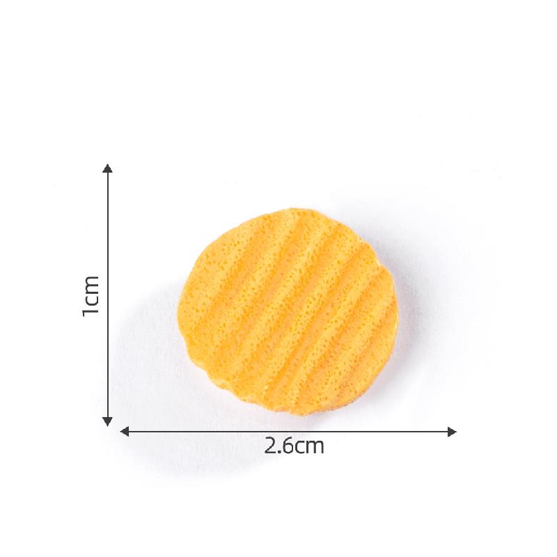 Tiểu cảnh snack khoai tây DIY, phụ kiện tiểu cảnh mini resin garden treo bàn đáng yêu cute micro (ZC-1462)