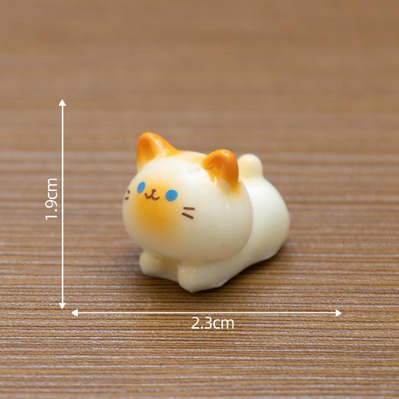 Tiểu cảnh mèo Xiêm đáng yêu, búp bê DIY, phụ kiện treo xe hơi tiểu cảnh mini bàn (ZC-544)