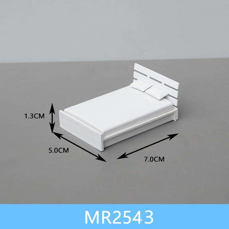 Giường Sofa Mini Mô Hình Nội Thất Tỷ Lệ 1:30 (MH-199)