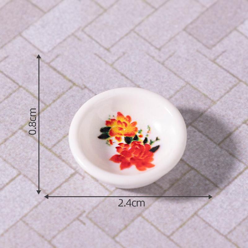 Tiểu cảnh TV cổ điển, nội thất búp bê DIY, phụ kiện bàn tiểu cảnh mini phong cách vintage (ZC-262)