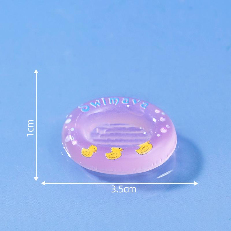 Tiểu cảnh vòng bơi, phao, sinh vật biển, bể cá mini DIY, phụ kiện bàn nhỏ xinh (ZC-119)