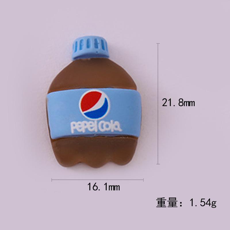 仿真半面酒瓶贴片diy材料 饮料瓶汽水瓶奶油胶树脂饰品配件