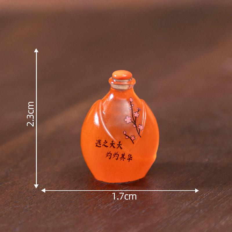 Tiểu cảnh rượu quế, rượu đào giả, đồ ăn giả DIY, phụ kiện bàn tiểu cảnh mini sáng tạo (ZC-343)