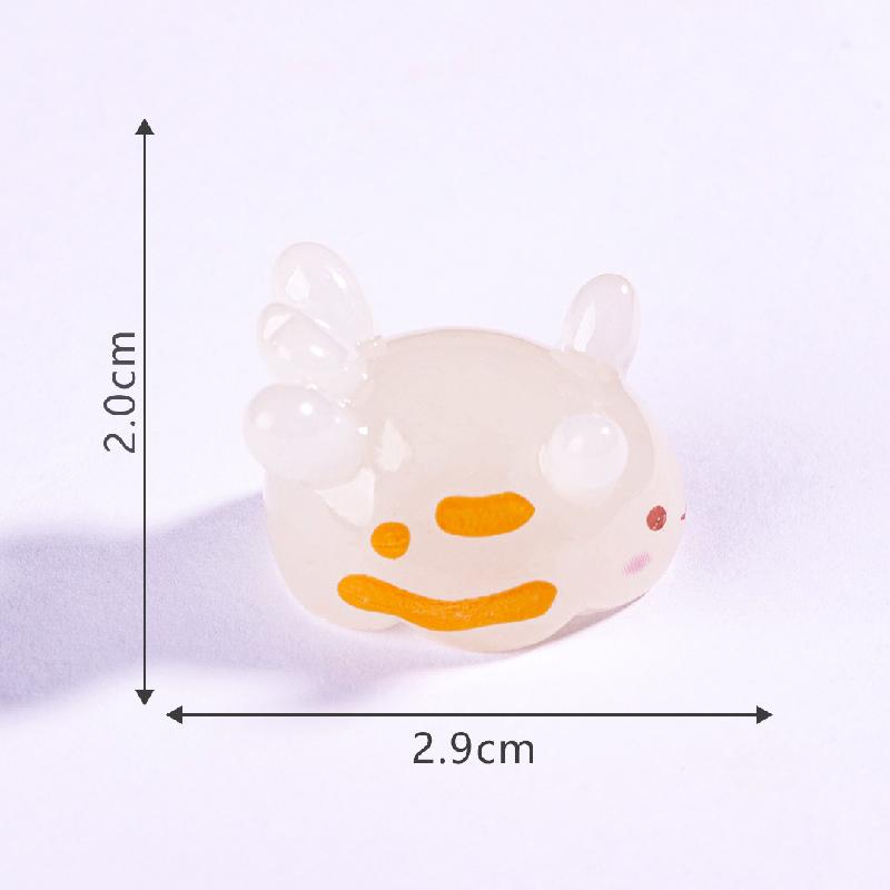 Tiểu cảnh rùa và hải thỏ phát sáng DIY, phụ kiện tiểu cảnh mini biển san hô cute (ZC-899)