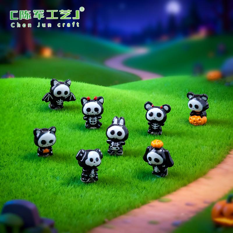 Phụ Kiện Tiểu Cảnh Thú nhỏ đầu lâu Halloween mini trang trí tiểu cảnh (PK-689)