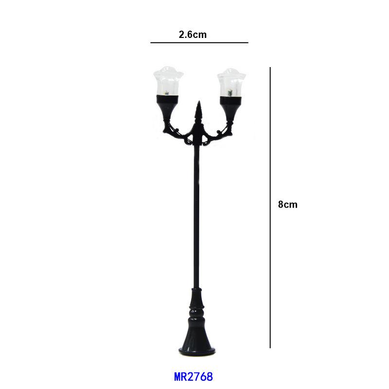 Đèn Đường Hai Đầu Mini Mô Hình 3V (MH-85)