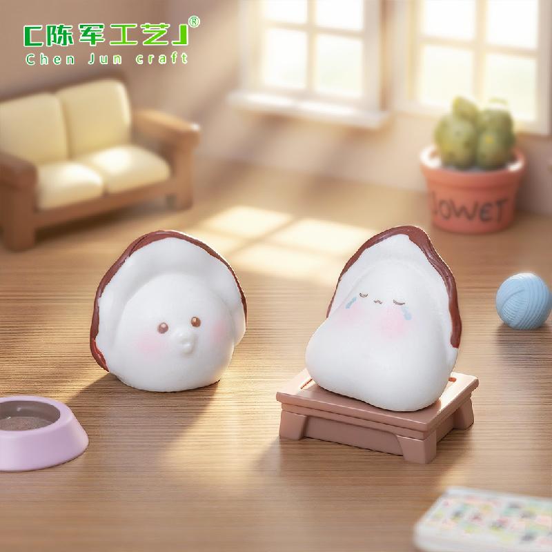 Phụ Kiện Tiểu Cảnh 微景观创意可爱海蛎子宝宝萌粒 娃娃屋DIY装饰品挂配件桌面小摆件