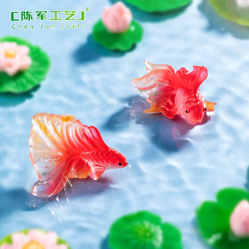 Cá vàng & cá Koi mini – Mô hình cá cảnh trang trí bể cá, bàn làm việc (M-1364)