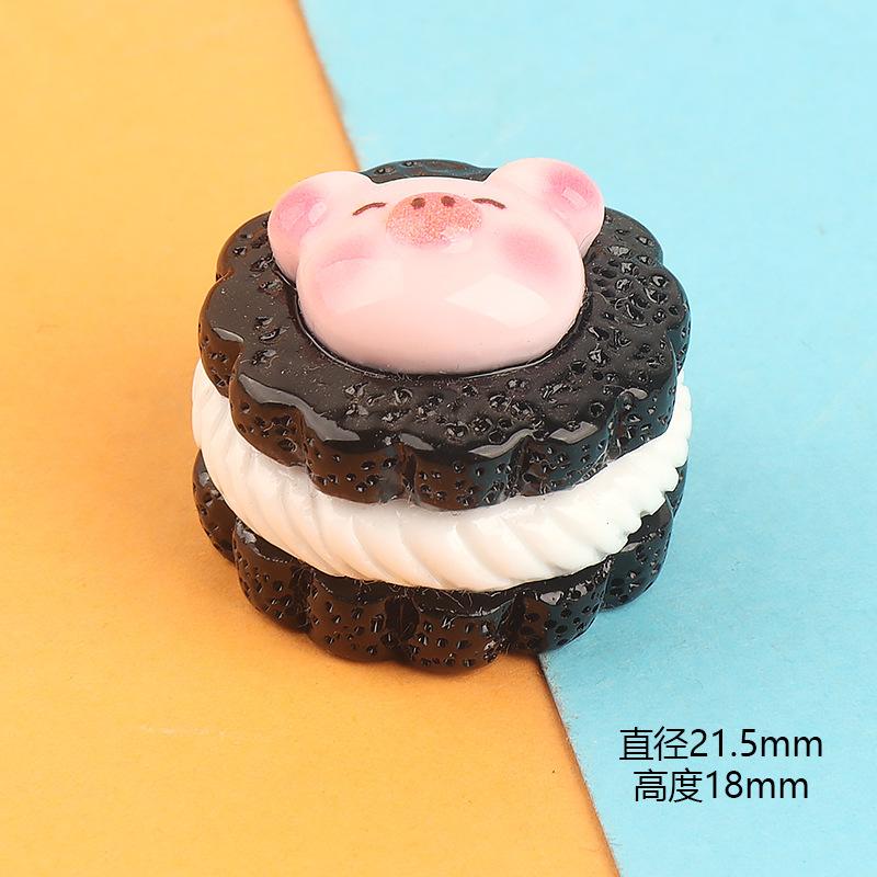 Charm bánh quy kẹp heo DIY trang trí vỏ điện thoại (FF-255)