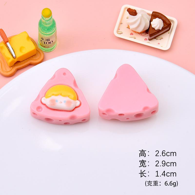 Phô mai Cheese resin DIY, phụ kiện kem giả, dép Crocs, nam châm tủ lạnh (NX-601)