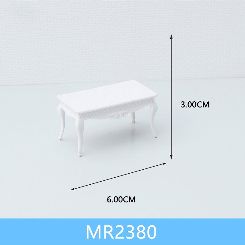 Phụ Kiện Mô Hình Bộ Bàn Ghế Nội Thất Mini Tỷ Lệ 1:25 (MH-43)