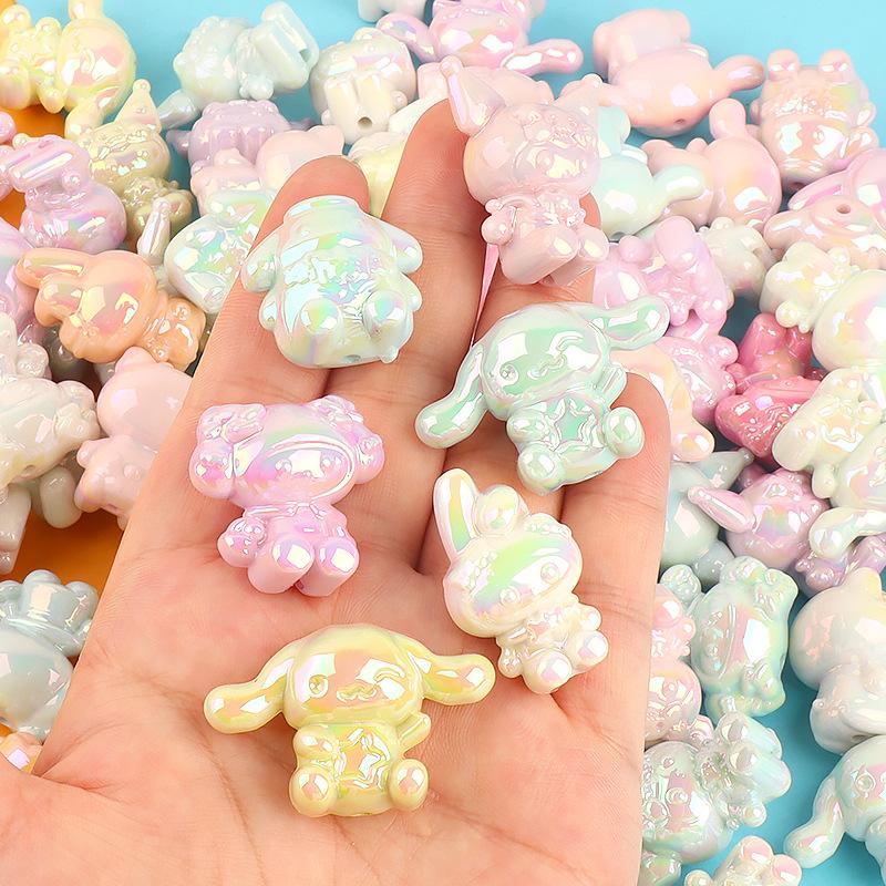 Charm acrylic nhiều màu DIY dây chuyền & điện thoại (FF-52)