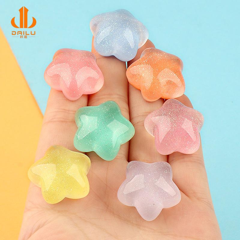 Charm ngôi sao phát sáng DIY trang trí điện thoại (FF-207)