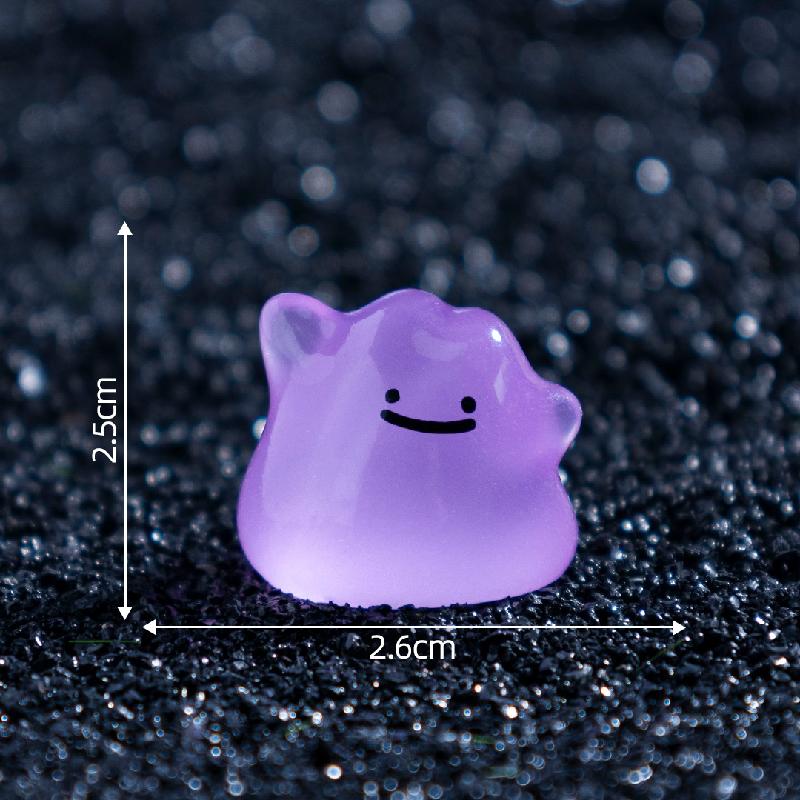 Tiểu cảnh quái vật biến hình phát sáng DIY, phụ kiện tiểu cảnh mini resin treo bàn cute (ZC-1344)