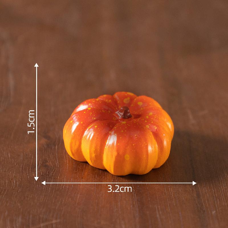 Tiểu cảnh bí ngô, ớt giả ăn được DIY, kẹp tóc, phụ kiện tiểu cảnh mini (ZC-681)