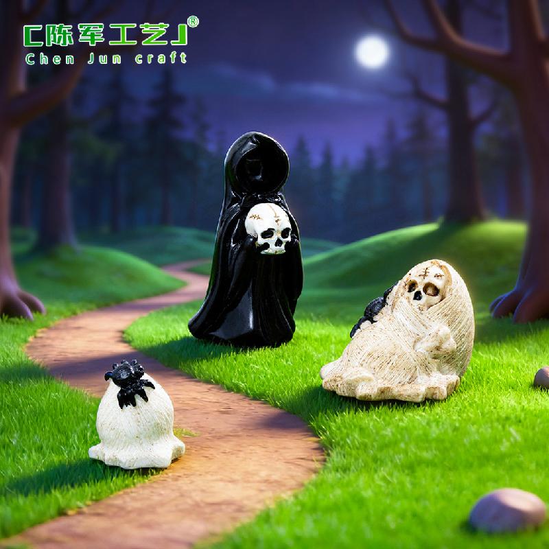 Phụ Kiện Tiểu Cảnh Chú lùn mặt nạ Halloween mini trang trí (PK-710)