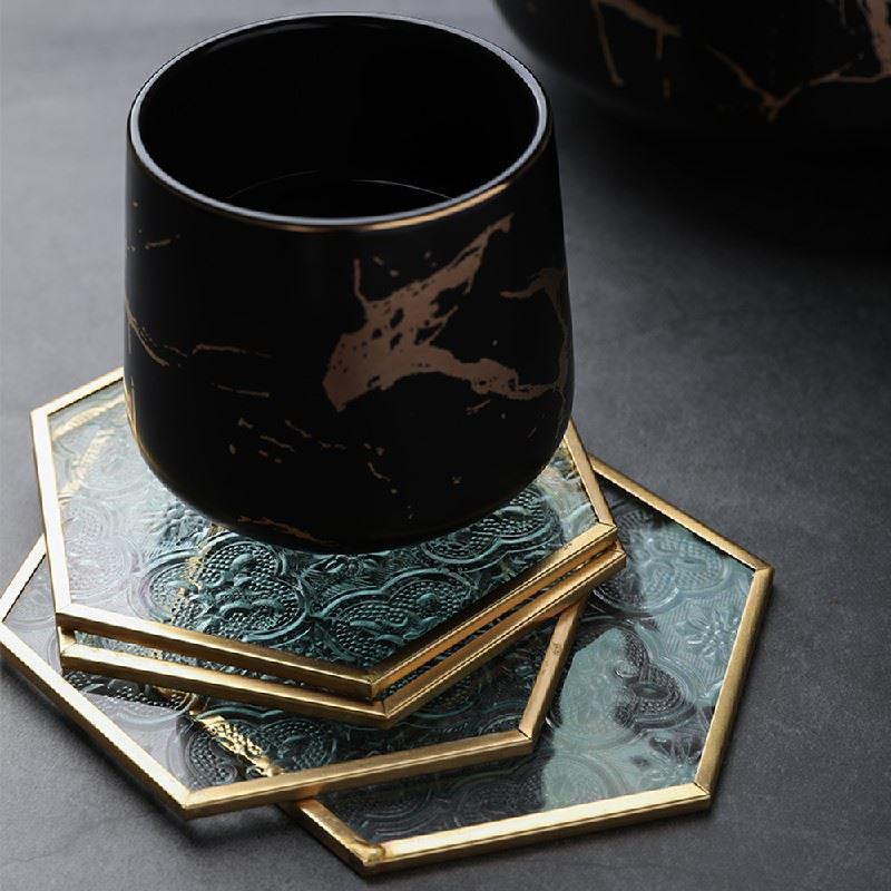 Chậu Đa Giác DG-14 Mặt đệm lạnh nổi, bức tranh phong cách Bắc Âu nhẹ nhàng