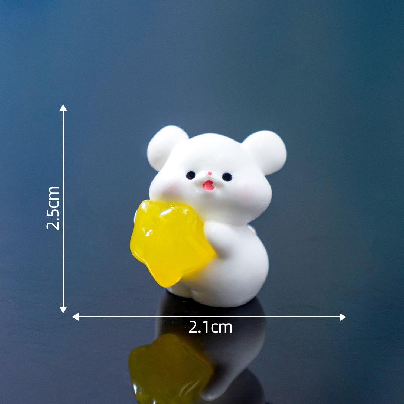 Tiểu cảnh sao, trăng, chú chó đáng yêu, búp bê DIY, phụ kiện treo bàn tiểu cảnh mini (ZC-341)