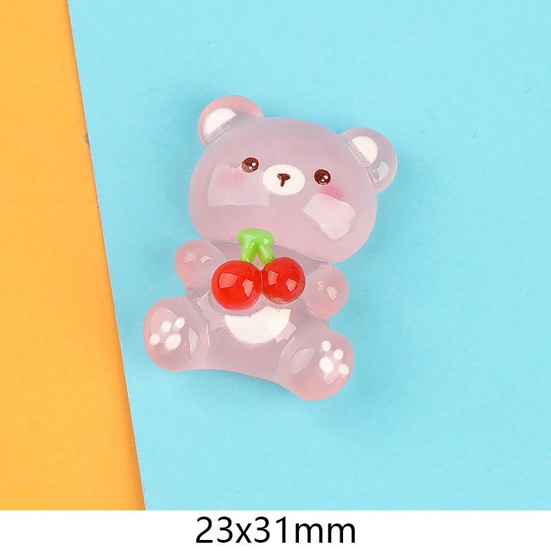 Charm gấu phát sáng DIY trang trí điện thoại (FF-466)