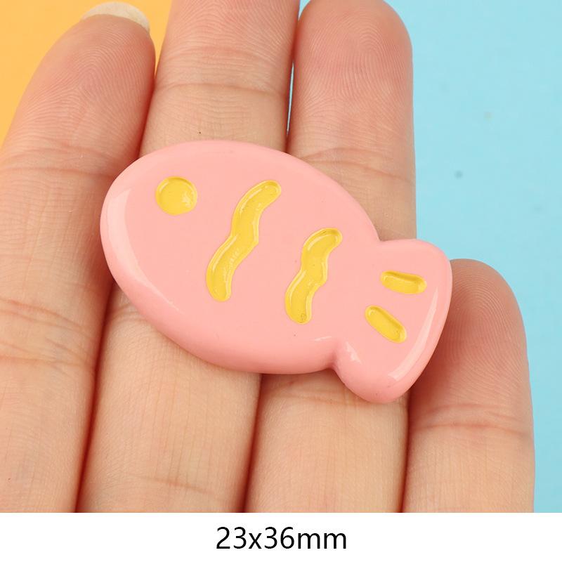 小鱼 海洋小鱼奶油胶手机壳树脂动物配件diy儿童发饰头饰发夹配件