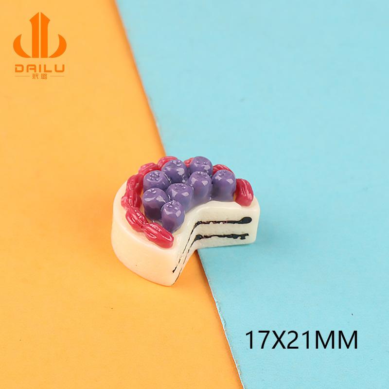 Charm bánh trái cây DIY vỏ điện thoại & kẹp tóc (FF-107)