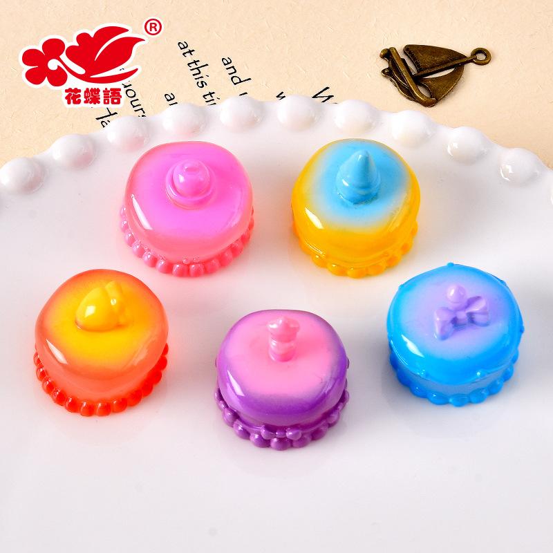 Phụ Kiện Nhỏ Xinh Bánh sinh nhật chuyển màu (NX-131)