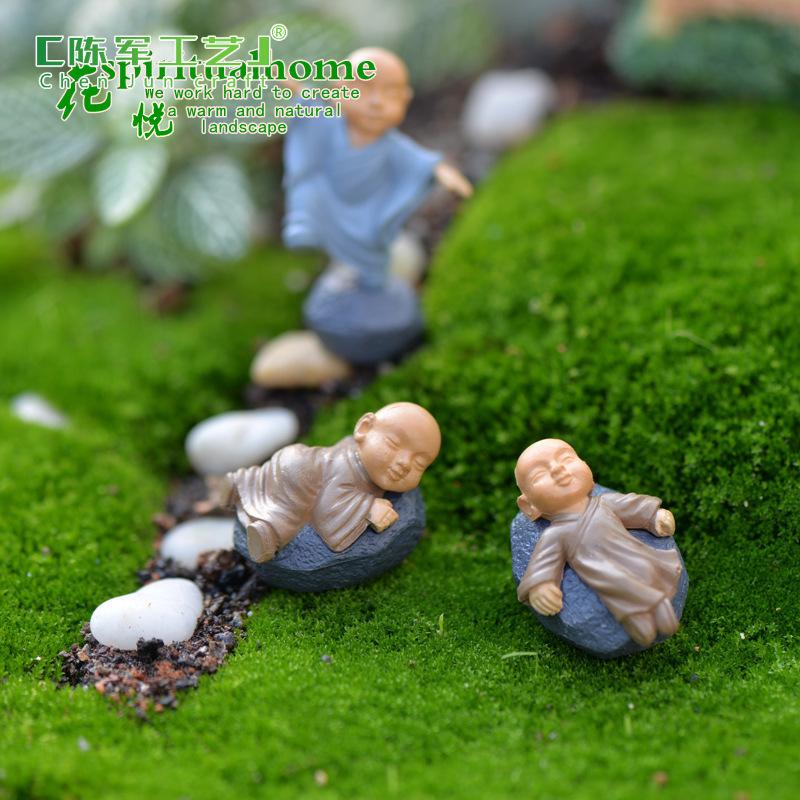 Phụ Kiện Tiểu Cảnh Tiểu cảnh tiểu hòa thượng, phụ kiện trang trí cây cảnh mini (ZC-444)