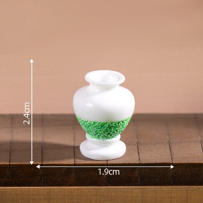 Tiểu cảnh bình hoa nhiều màu DIY, phụ kiện tiểu cảnh mini treo bàn resin garden cute (ZC-1419)