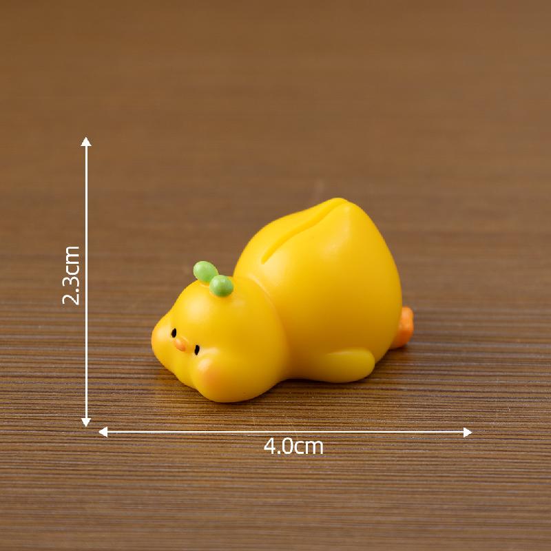 Tiểu cảnh động vật nằm dễ thương, búp bê DIY, phụ kiện bàn tiểu cảnh mini đáng yêu (ZC-242)