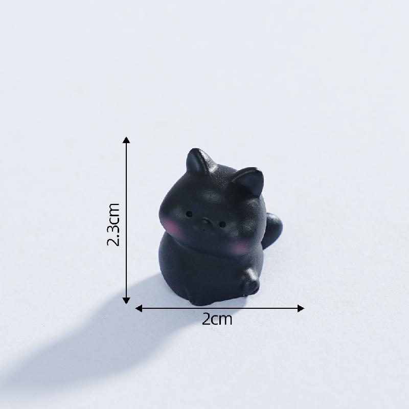 Tiểu cảnh mèo con mini, búp bê DIY, phụ kiện treo, bàn xe hơi, tiểu cảnh dễ thương (ZC-143)
