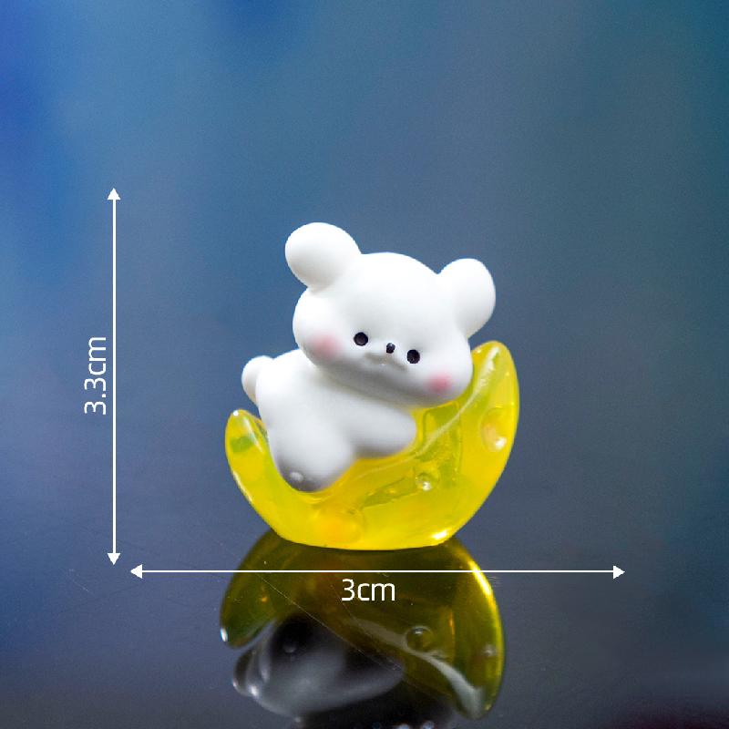 Tiểu cảnh sao, trăng, chú chó đáng yêu, búp bê DIY, phụ kiện treo bàn tiểu cảnh mini (ZC-341)